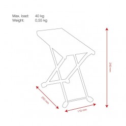 Showgear D8373 Guitar Player Foot Stand